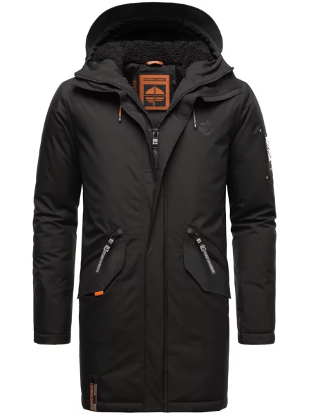 STONE HARBOUR Geacă de iarnă Ragaan / portocaliu neon / gri negru