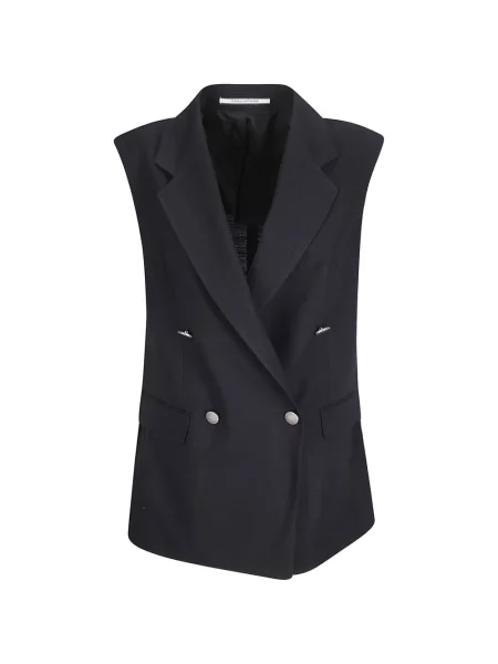 Vestă Tagliatore cu două rânduri de nasturi negru