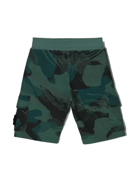 Szorty dziecięce Stone Island zielone