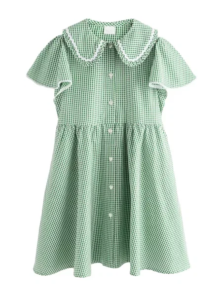 Next Rochie verde alb