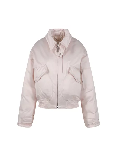 Kurtka bomber Victoria Beckham beżowy