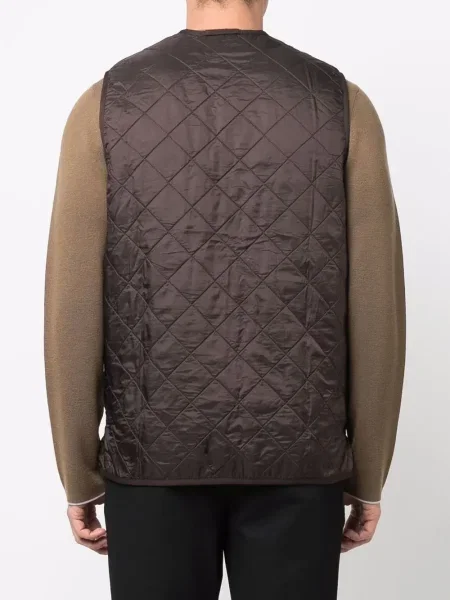 Matlasat vestă Barbour maro