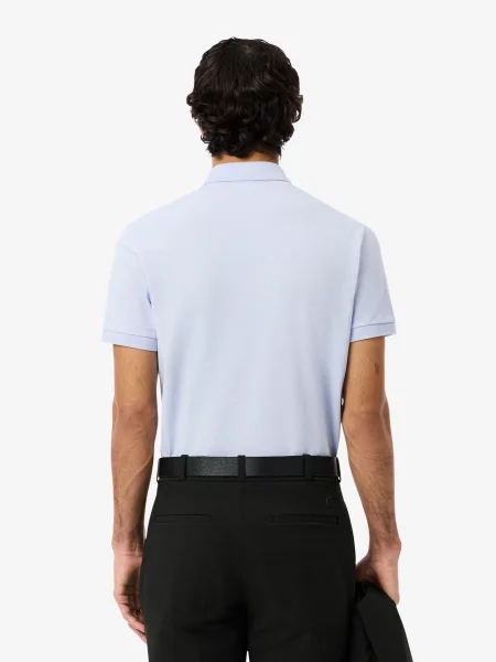 Поло Lacoste голубое