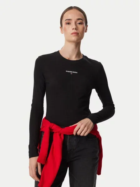 Tommy Jeans Tričko / biela čierna
