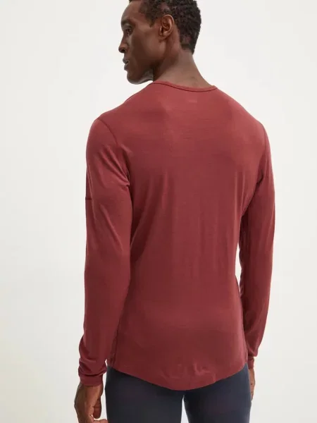 Icebreaker longsleeve funkcyjny Merino Oasis czerwona