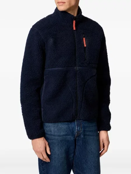 Geacă Paul Smith din fleece albastru