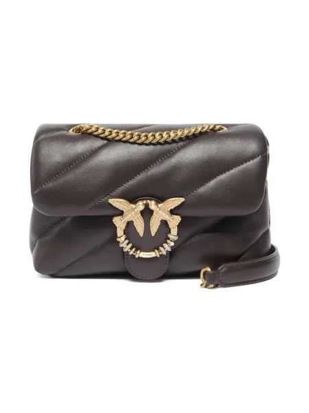 Torebka crossbody Pinko brązowa