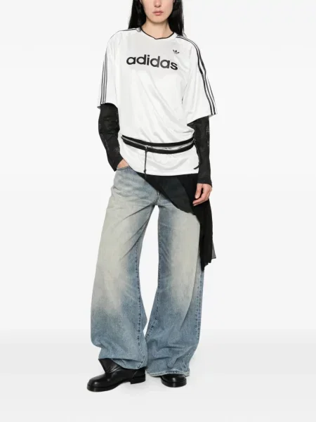 Sneakersy Adidas Adizero w paski na ramiączkach czarne