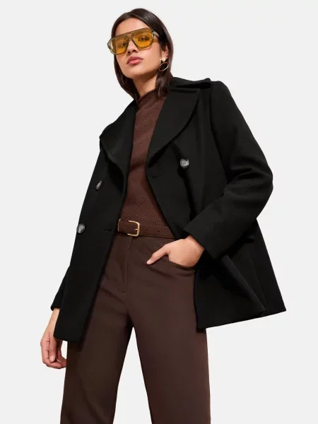 Friends Like These Palton de primăvară-toamnă negru