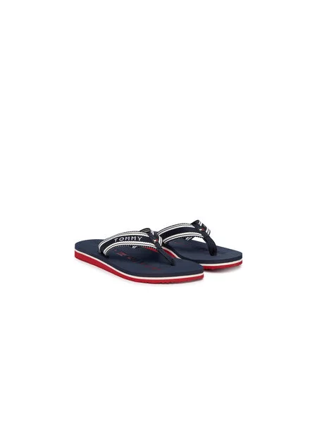 Tommy Hilfiger Japanke Th Webbing Summer Sandal Tamnoplava plava