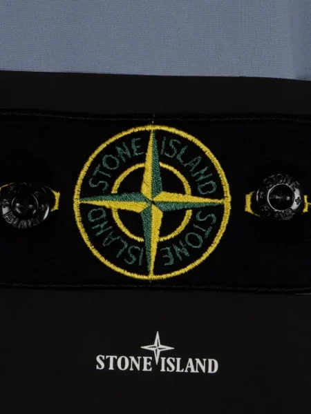 Geacă Stone Island cu strasuri albastru