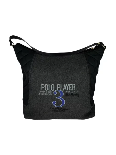 Torebka hobo La Martina czarna