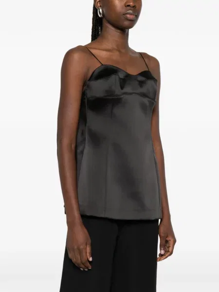 Top Róhe din satin negru