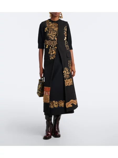 Vestă Dries Van Noten negru