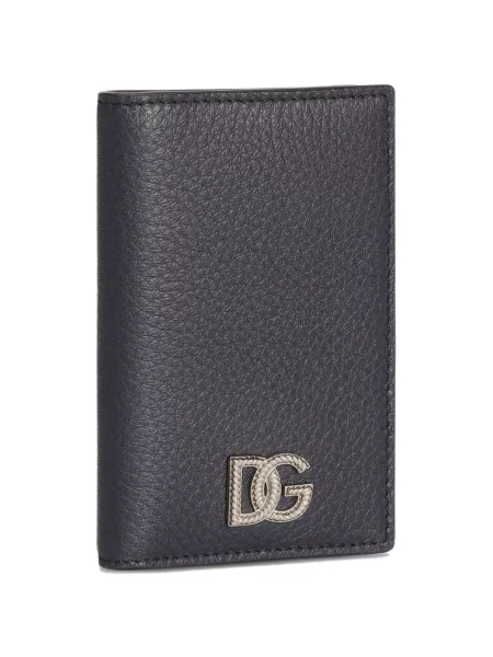 Портмоне Dolce & Gabbana с автограф синьо