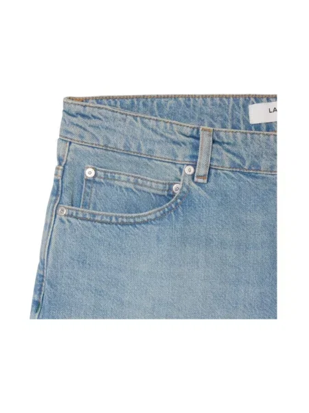 Szorty LACOSTE Bermuda Shorts Washed Bleach 34 niebieskie