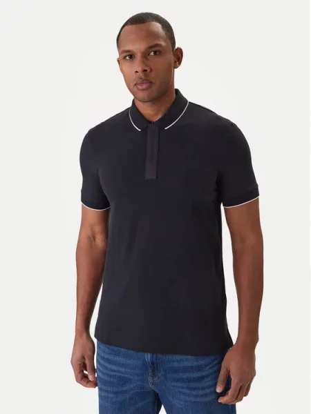 Armani Exchange Polo granatowy