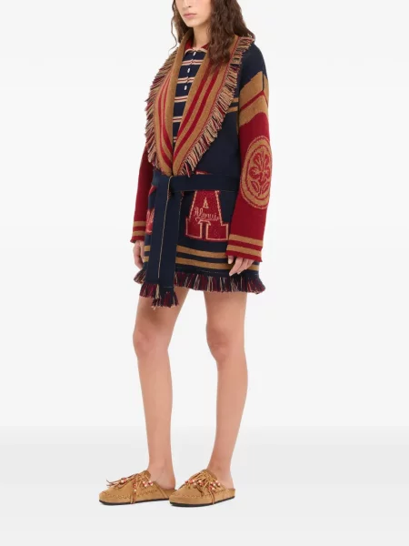Cu centură cardigan Alanui albastru