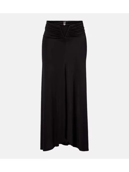 Maksi spódnica maxi Jade Swim z dżerseju czarna
