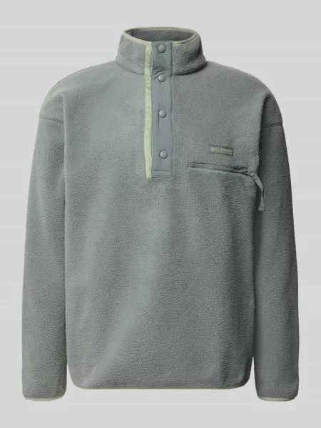 Sweter z polaru z naszywką z logo model Helvetia™ II' Columbia oliwkowy
