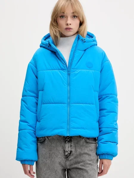 Hugo Blue kurtka zimowa oversize niebieski