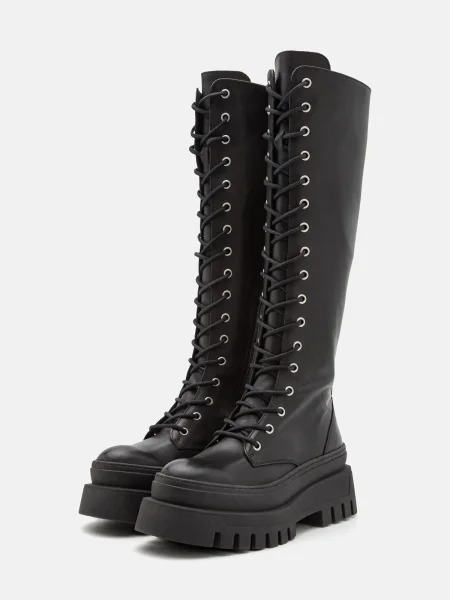 STEVE MADDEN Šnurovacie čižmy Carina' čierna