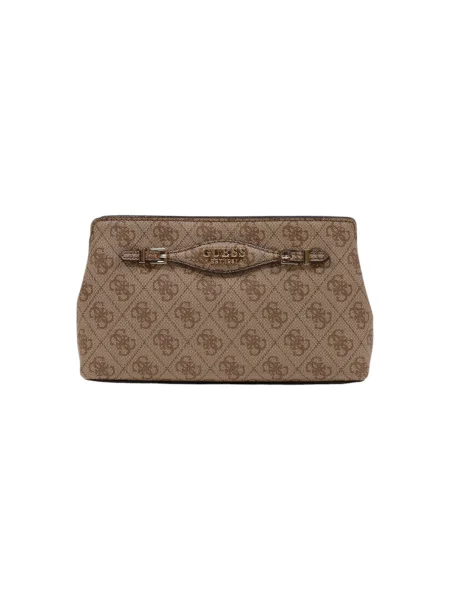Kozmetička torbica Guess smeđa