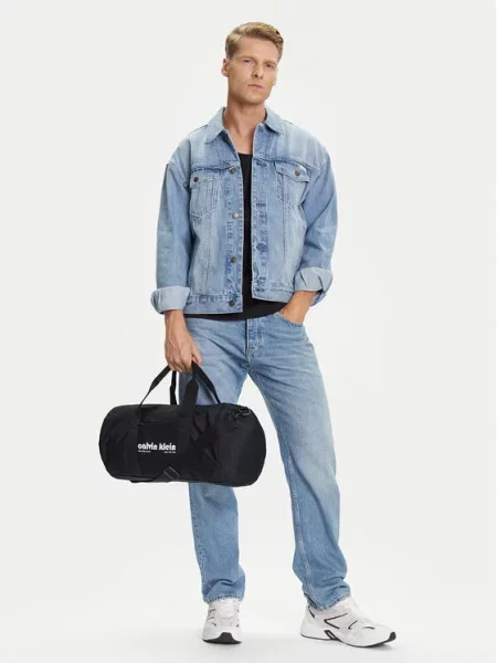 Calvin Klein Jeans Krepšys Ckj Graphic Ck Crossbody Duffle juoda