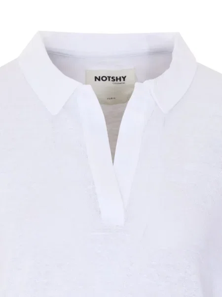 Tricou Not Shy alb