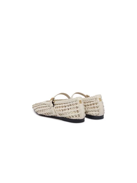 Baleríny Tommy Hilfiger Mary Jane Ballerinas Krémová béžová