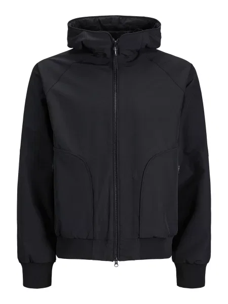 JACK & JONES Geacă de primăvară-toamnă TRACK' negru
