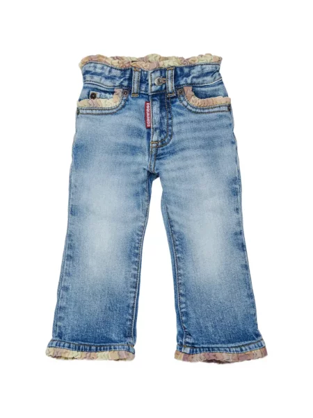 Jeansy dziecięce Dsquared2 niebieskie