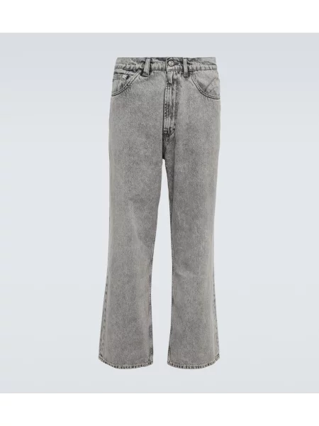 Široke kavbojke Our Legacy siva