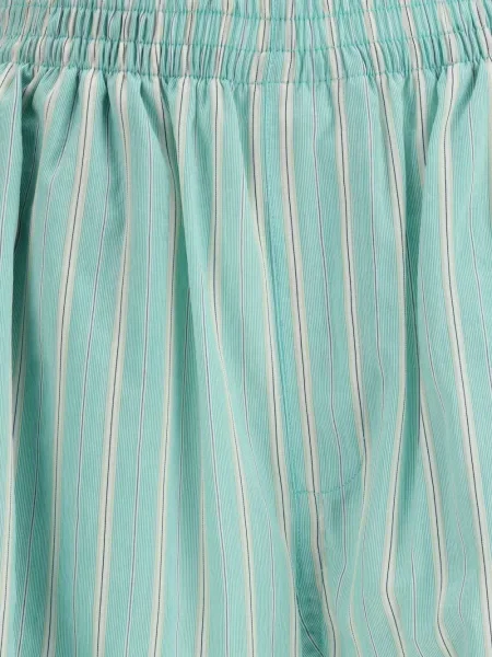 Pantaloni scurți Balenciaga cu dungi verde