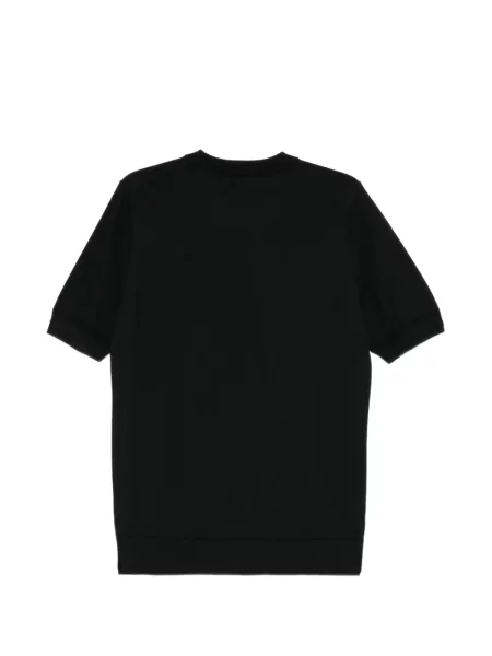 Πλεκτή μπλούζα Fred Perry με κέντημα μαύρο