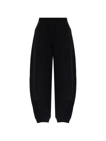Pantaloni de jogging Max Mara de lână alergare gri