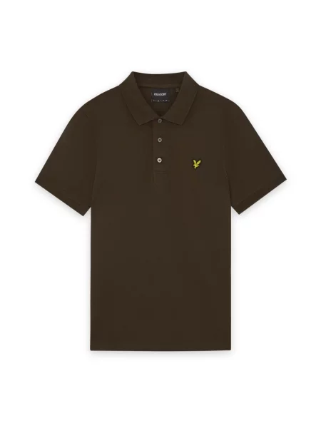 Koszulka polo Lyle & Scott brązowa