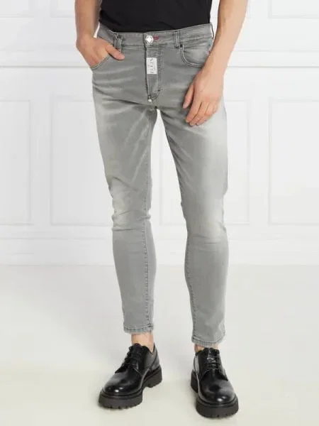Philipp Plein Blugi | Skinny fit gri