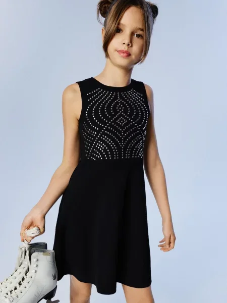Reserved Rochie cu detaliu negru