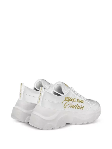 Sneakerși Versace Jeans Couture cu platformă alb