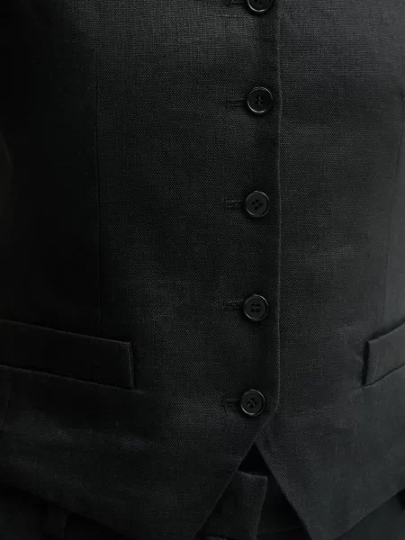 Weekend Max Mara однобортний жилет лляний PACE