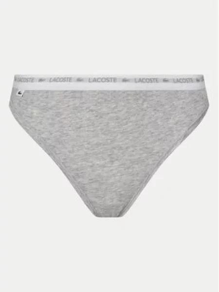 Kalhotky Lacoste 3 páry red/white/silver chine bílé