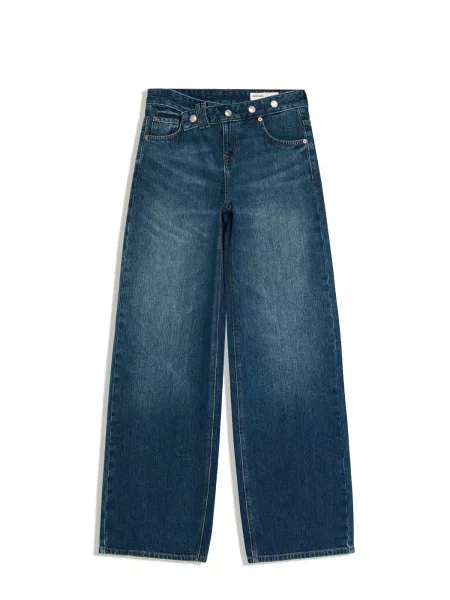 Bershka Jeans albastru
