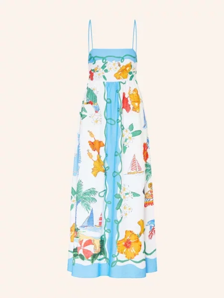 Seafolly Sukienka Plażowa Viva Vacation blau zielona