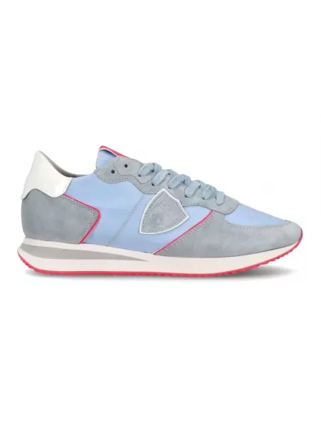 Buty do biegania Philippe Model zamszowe do biegania niebieskie