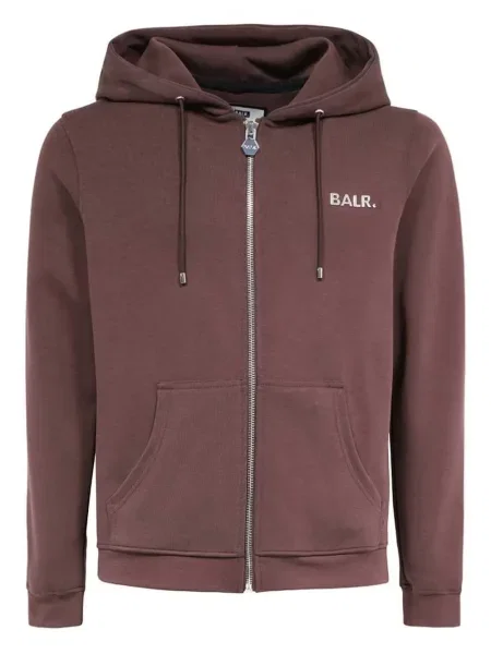 Majica s kapuljačom Balr. s printom smeđa