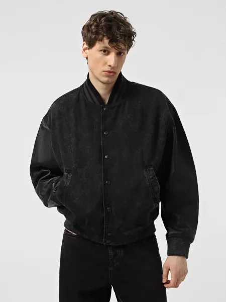 Бомбер Diesel черный