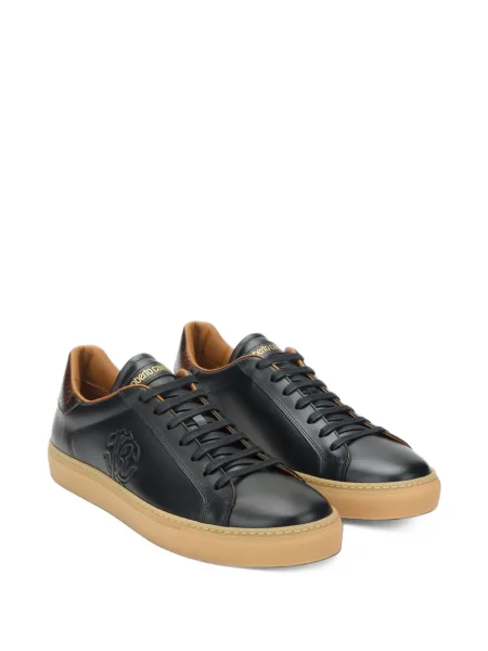 Sneaker Roberto Cavalli autogrammal fekete