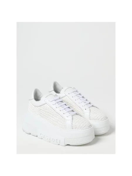 Sneakersy Casadei skórzane białe