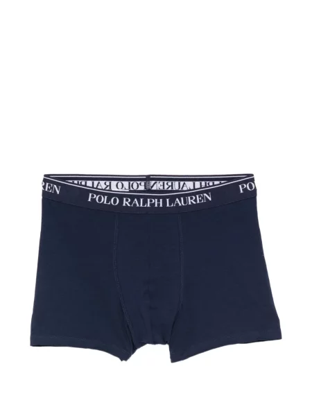 Șosete Polo Ralph Lauren cu autograf albastru